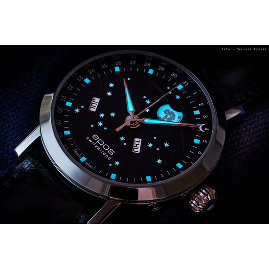 Epos Oeuvre D’Art Big Moon tarcza w ciemności