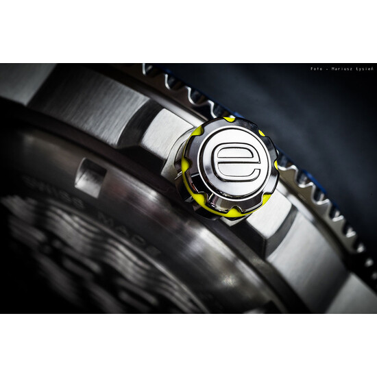 Zakręcana koronka w zegarku Epos Sportive Diver