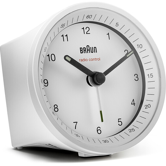 Budzik Braun BC07W-DCF w kolorze białym