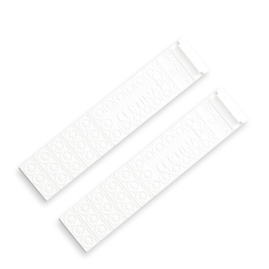 Biały gumowy pasek C610015566 do zegarków Certina DS First Lady Ceramic