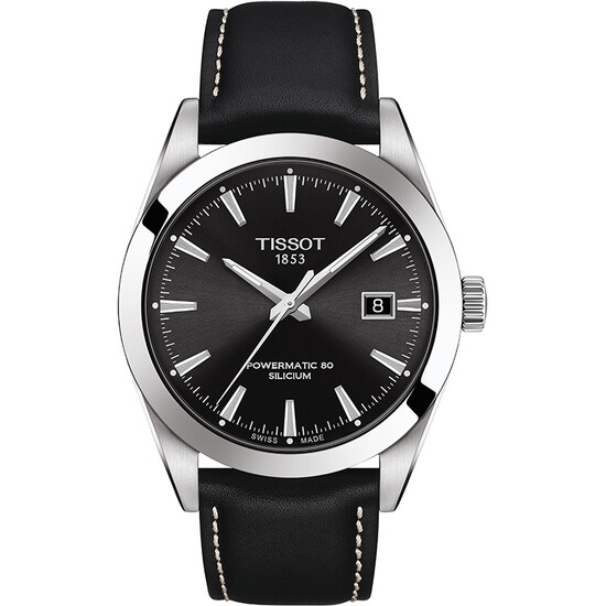 Tissot T127.407.16.051.00 Gentleman Powermatic 80 Silicium zegarek męski