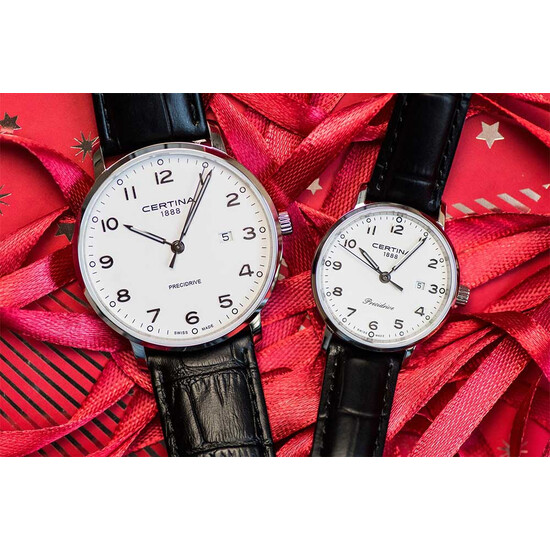 Zegarki Certina DS Caimano damski i męski, idealna para na każdą okazję