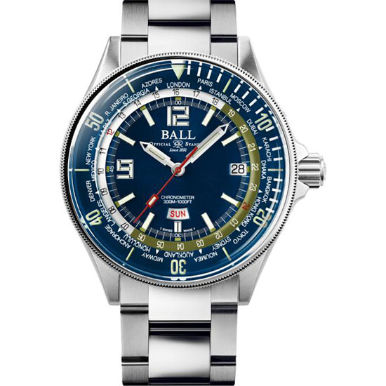 Ball Engineer Master II Diver Worldtime DG2232A-SC-BE zegarek męski