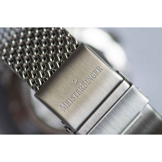MeisterSinger Perigraph AM1008-MIL zapięcie bransolety