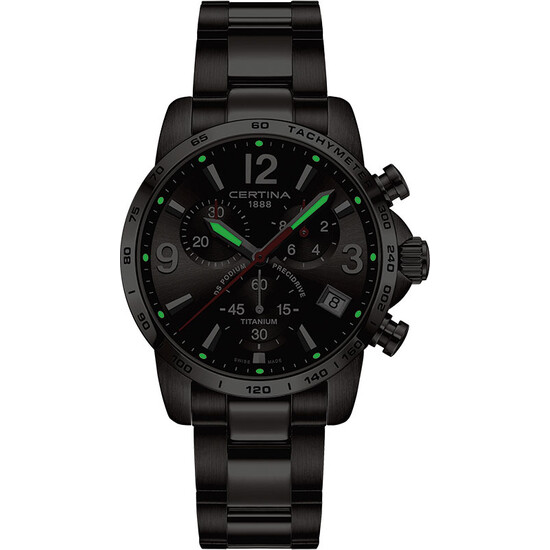 Certina DS Podium Chrono Precidrive Titanium C034.417.44.087.00 w nocy