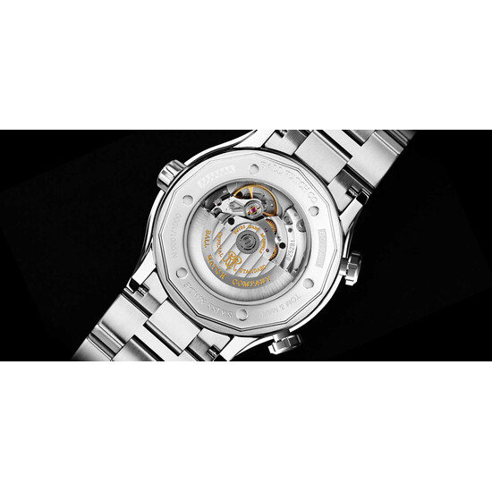 Przeszklony dekiel Ball Roadmaster Marine GMT z przykładowym numerem limitacji