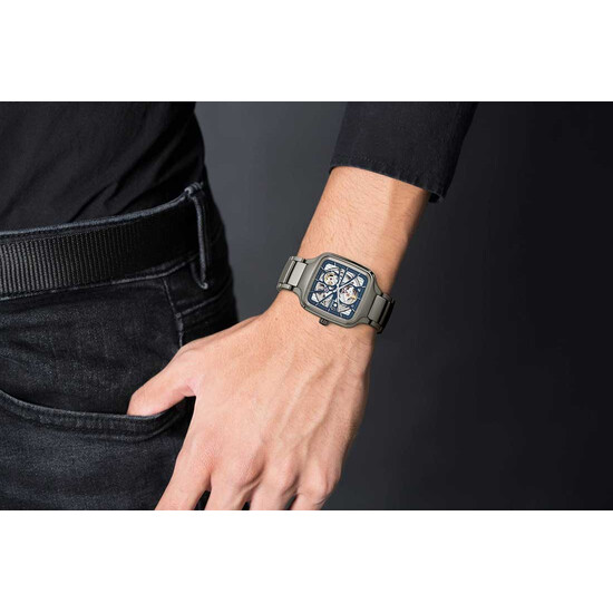 Rado True Square Open Heart R27083202 zegarek na ręce