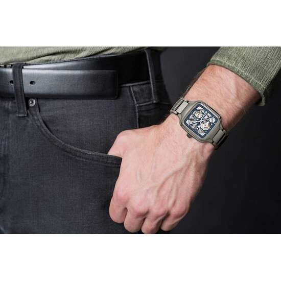 Rado True Square Open Heart R27083202 zegarek na ręce