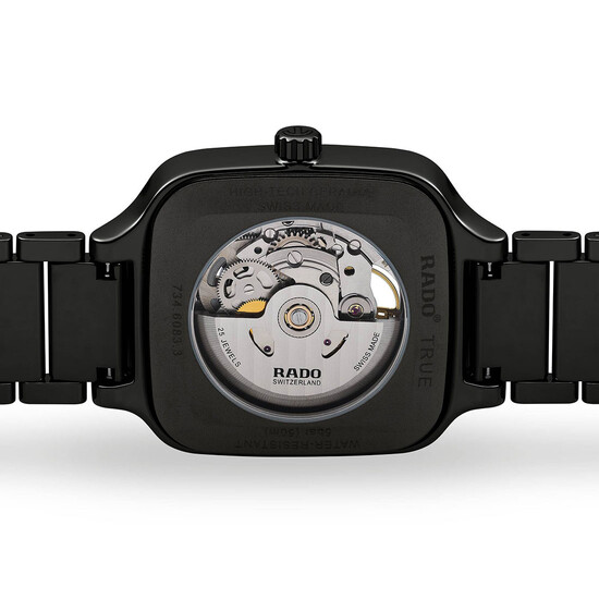 Rado True Square Open Heart przeszklony dekiel.