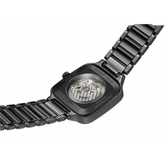 Rado True Square Open Heart R27086162 spód zegarka.