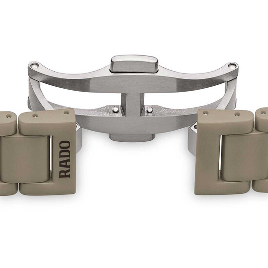 Rado True Thinline Les Couleurs™ Le Corbusier R27098682 Grey Brown Natural Umber 32141 tytanowe zapięcie