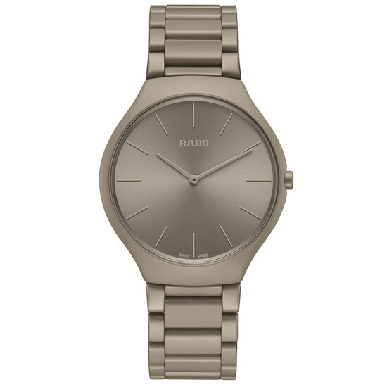 Rado True Thinline Les Couleurs™ Le Corbusier R27098682 Grey Brown Natural Umber 32141