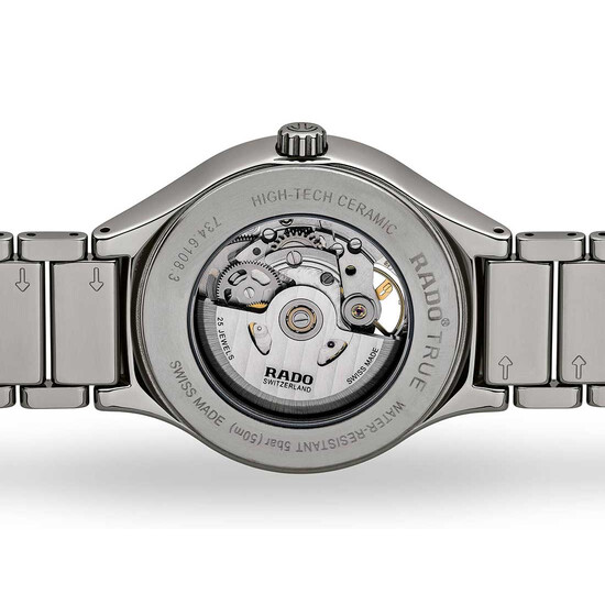 Rado True Secret Automatic R27108312 tył zegarka