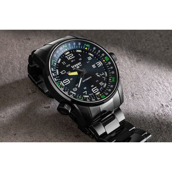 traser P68 Pathfinder Automatic Black 109522 zegarek automatyczny.