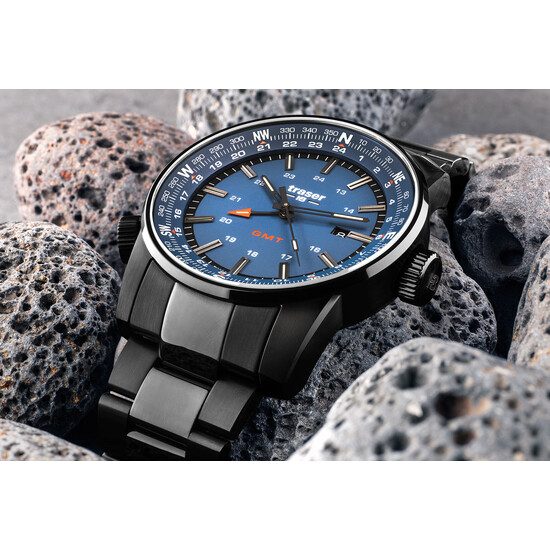 traser P68 Pathfinder GMT Blue 109524 zegarek GMT.