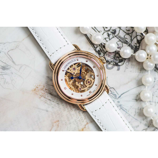 Aerowatch 1942 Lady Automatic Skeleton 60960 RO19