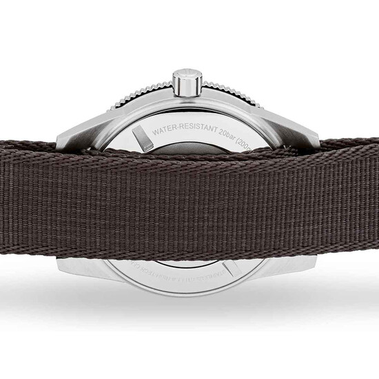 Brązowy pasek NATO 21 mm Rado R070913601 do zegarków Captain Cook 42 mm