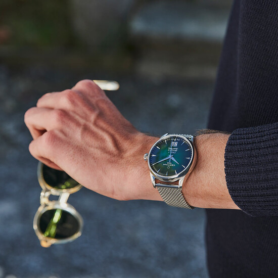 Certina DS-1 Nivachron™ Big Date 60th Anniversary C029.426.11.091.60 zegarek elegancki.