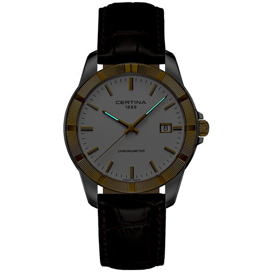 Certina DS Jubile Gent C902.451.46.011.00 luminescencyjne wskazówki.