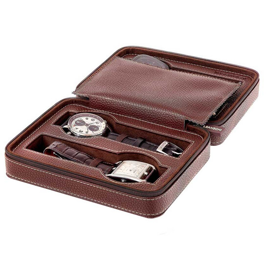 Etui na 4 zegarki Leanschi WPO4-CHOC