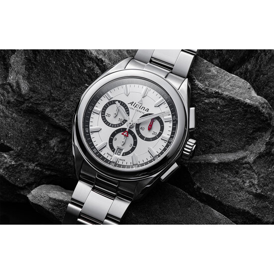 Alpina Alpiner Quartz Chronograph AL-373SB4E6B zegarek męski z chronografem.