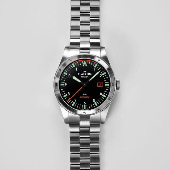 Fortis Flieger F-41 Automatic F4220008 zegarek męski sportowy.