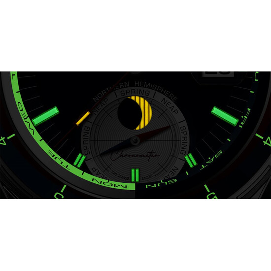 Funkcja faz księżycowych podświetlana trytem.