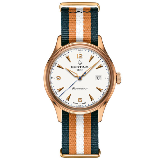 Retro Certina z mechanizmem automatycznym i białą tarczą