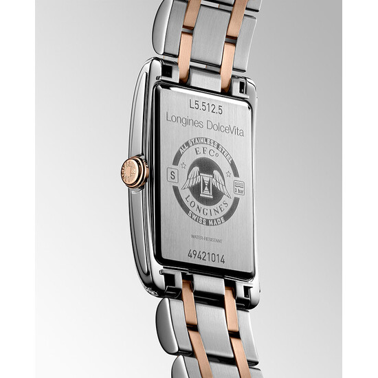 Tył zegarka Longines DolceVita L5.512.5.71.7