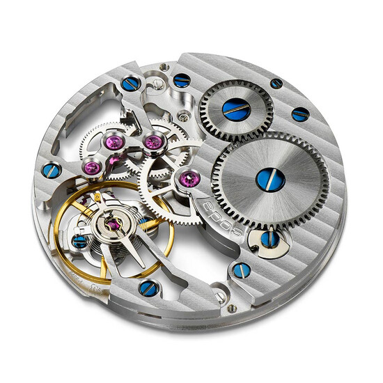 Pięknie zdobiony mechanizm nakręcany ręcznie Epos Unitas 6498