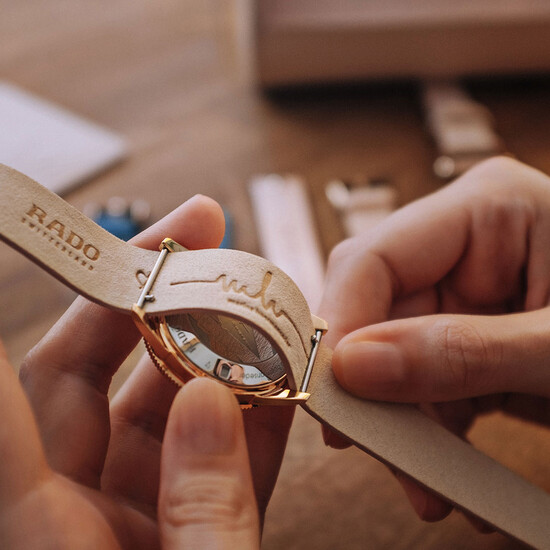 Ceramiczny zegarek Rado.