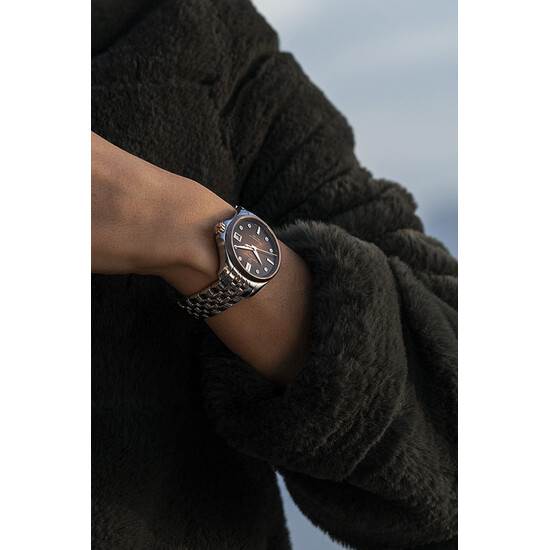 Zegarek damski z różowym złotem Certina.