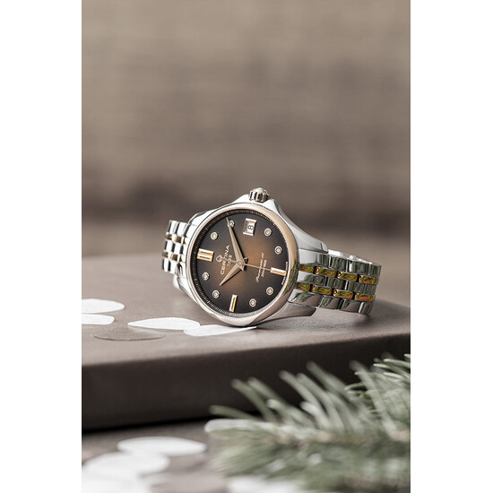 Zegarek ze sprężyną antymagnetyczną Nivachron Certina.