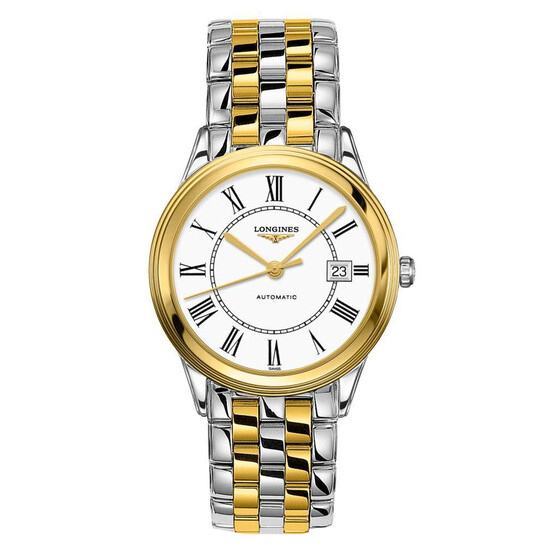 Automatyczny Longines Flagship Automatic L4.974.3.21.7 Szwajcarski zegarek męski.