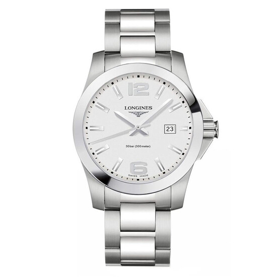 Szwajcarski zegarek męski Longines Conquest L3.759.4.76.6