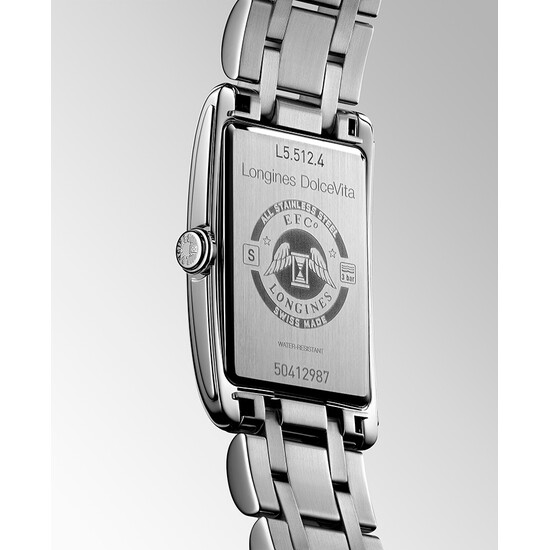Tył zegarka Longines DolceVita L5.512.4.71.6