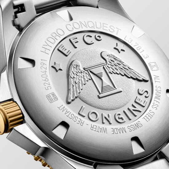 Zakręcany dekiel zegarka Longines HydroConquest