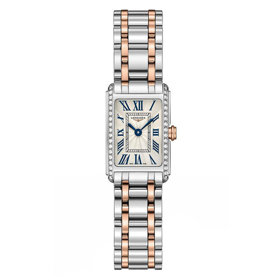 Prostokątny zegarek Longines DolceVita L5.258.5.79.7