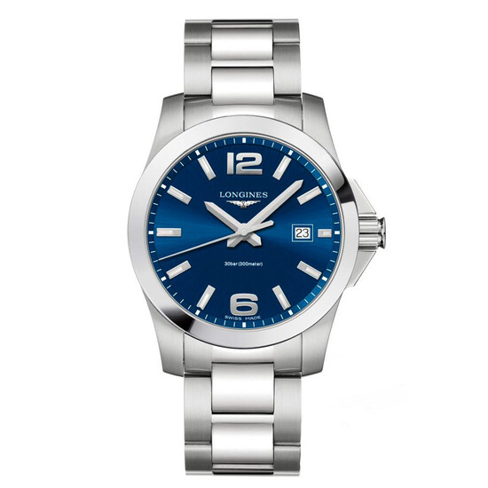 Szwajcarski zegarek męski Longines Conquest L3.759.4.96.6
