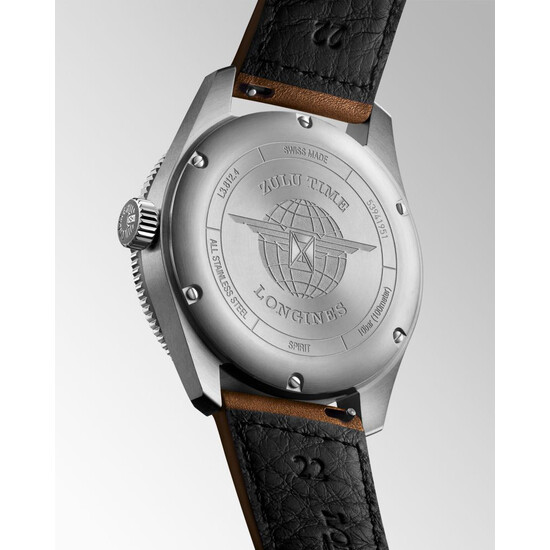 Tył zegarka Longines Spirit Zulu Time L3.812.4.63.2