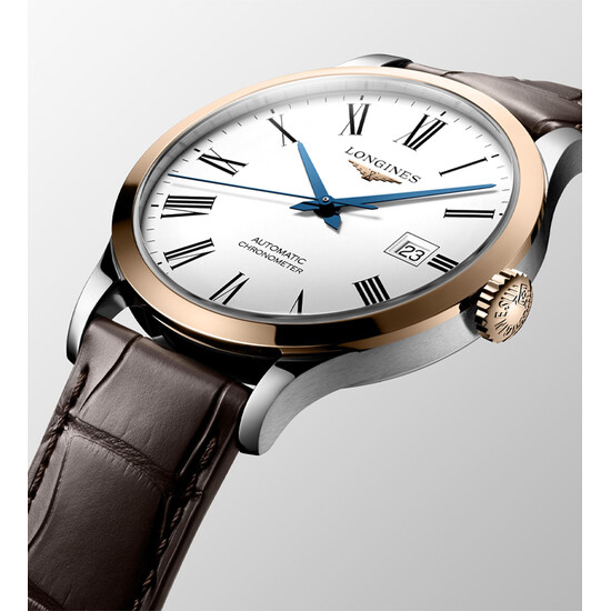 Zegarek męski Longines Record L2.821.5.11.2, Wersja: brązowa , 3 image