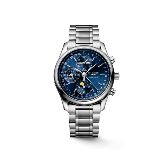 Zegarek męski Longines Master Collection L2.673.4.92.6, Wersja: niebieska , 2 image