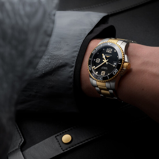 Zegarek Longines HydroConquest Automatic L3.782.3.56.7 na ręce