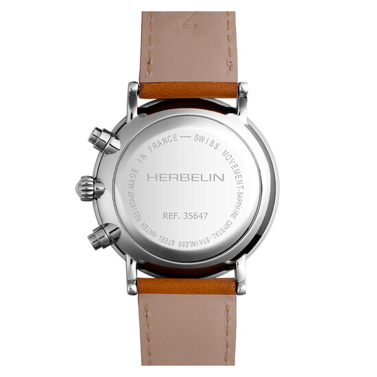 Tył paska i dekiel zegarka Herbelin Inspiration