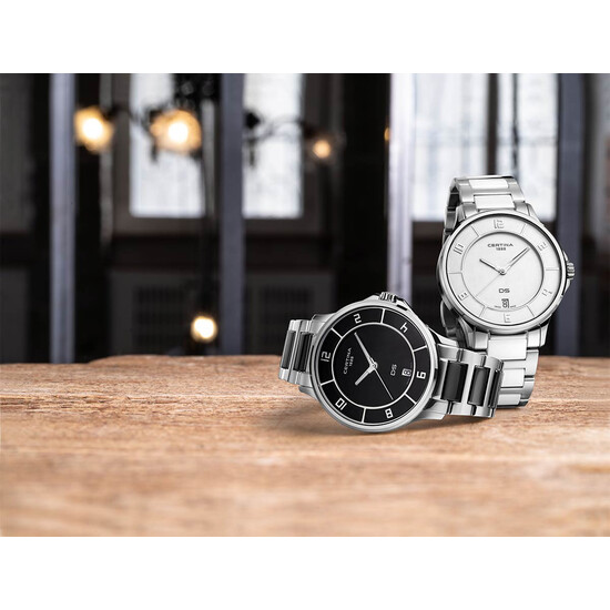 Zegarki Certina DS-6 Lady z bransoletami stalowoceramicznymi