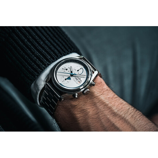 Elegancki zegarek narzędziowy Fortis White Dust.