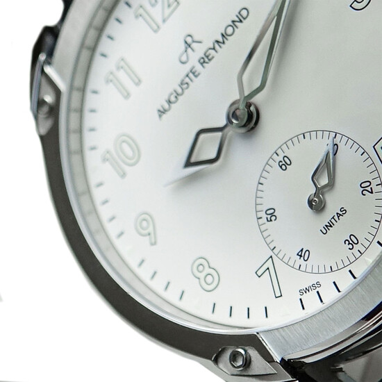 Zegarek męski vintage z jasną tarczą Auguste Reymond