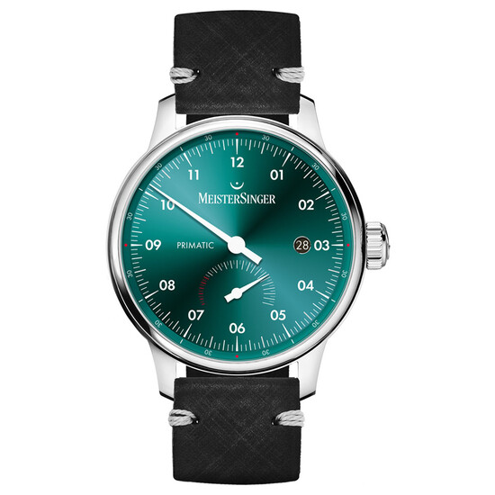 Zegarek z tarczą w kolorze benzyny MeisterSinger PR919