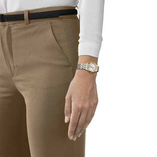 Pozłacany zegarek Tissot dla kobiet