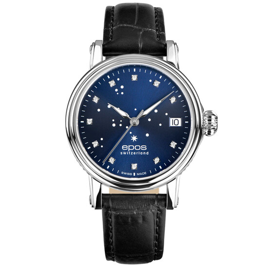 Zegarek damski z diamentami na tarczy Epos Ladies North Star 4390.152.20.96.15